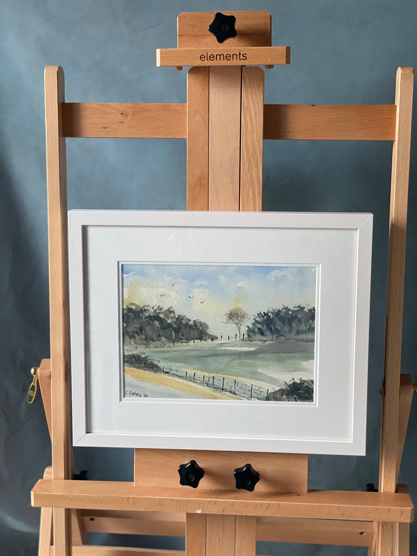 Original Art-Watercolour -Frosty Morn