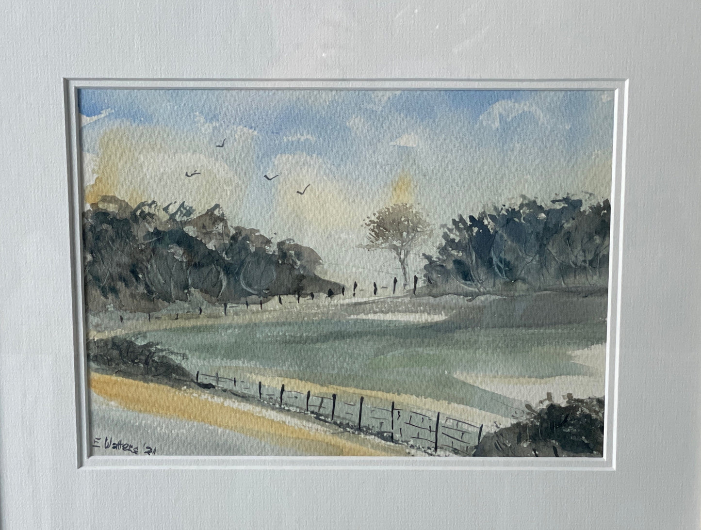Watercolour -Frosty Morn