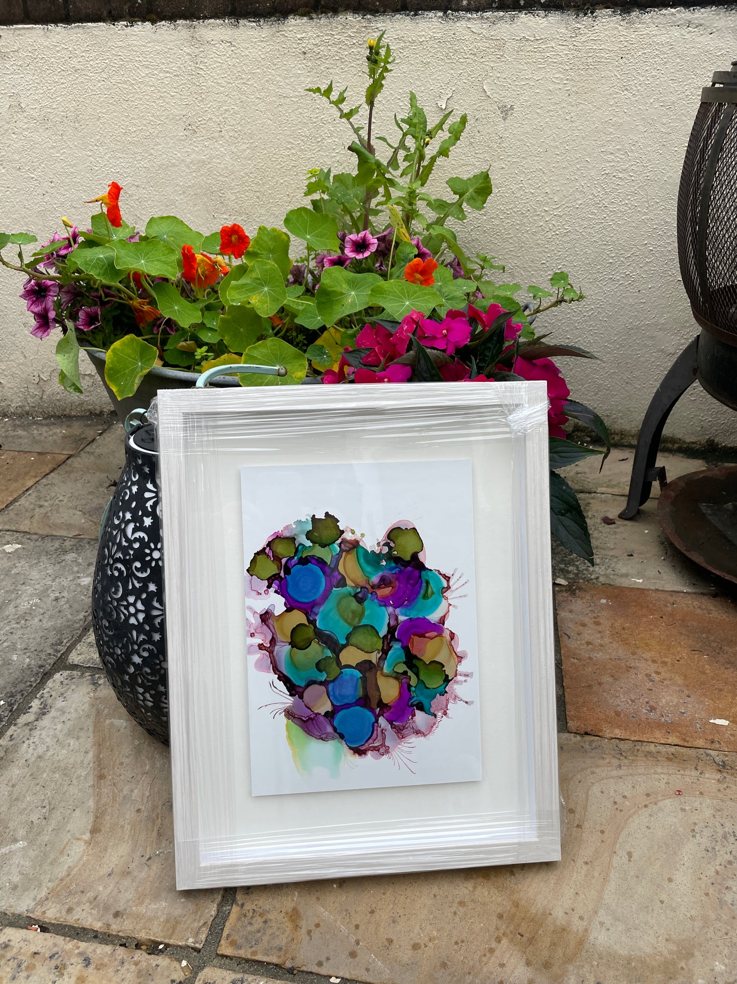 Alcohol Ink - A Coral Reef (Sold)