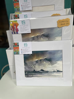 Print-Unframed-As evening falls over Dublin bay (open Edition)