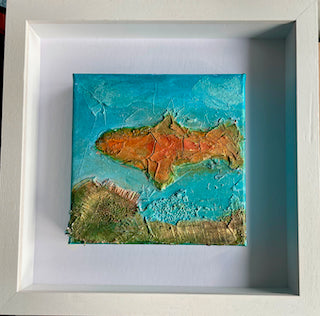 Original Art-Mixed Media - Coral Fish