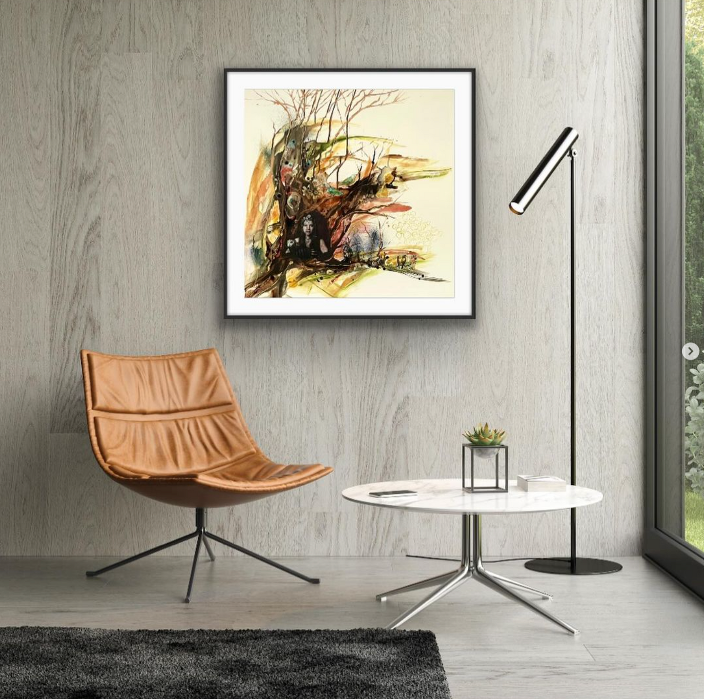 Original Art-Mixed Media - The Sheltering Tree