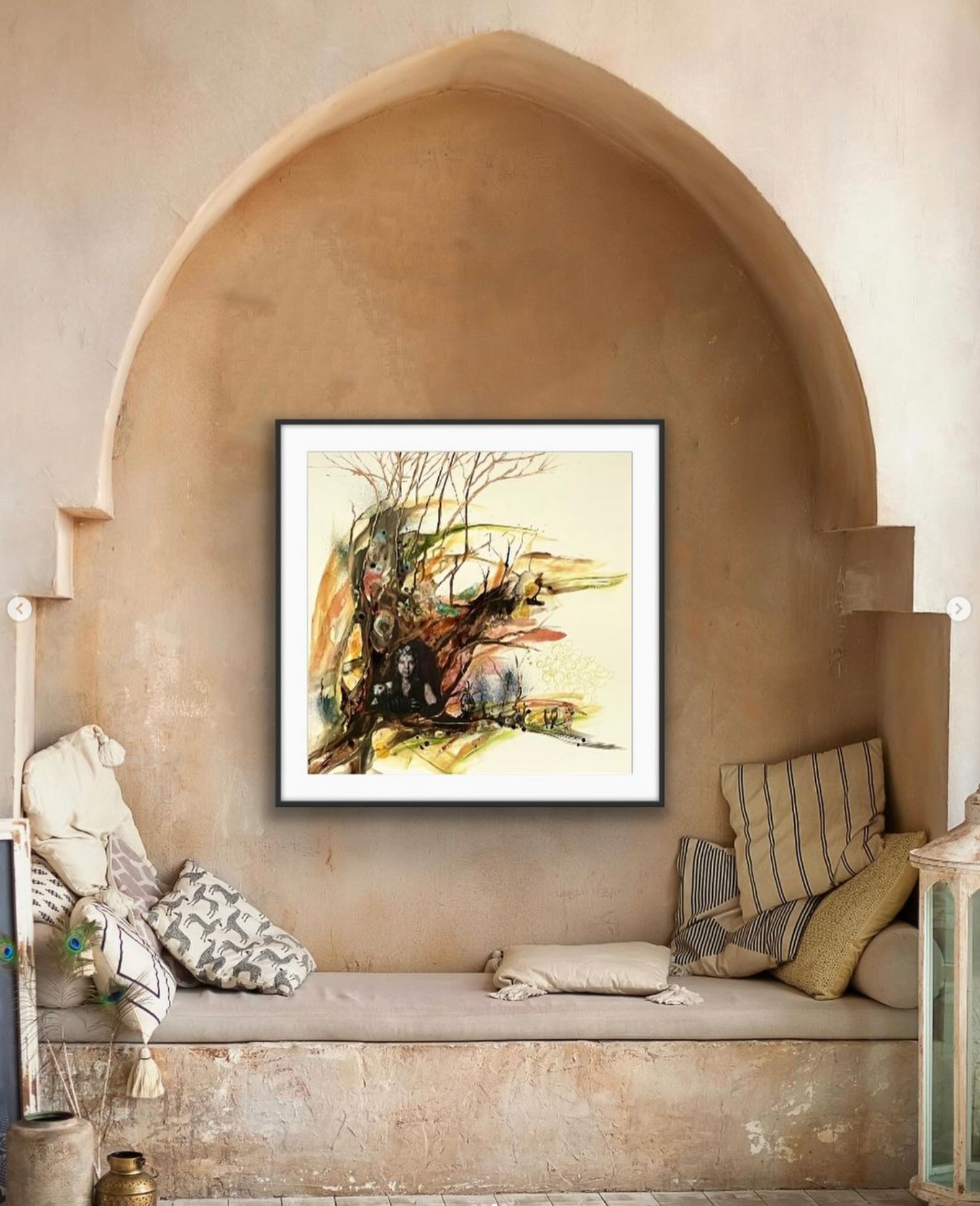 Original Art-Mixed Media - The Sheltering Tree