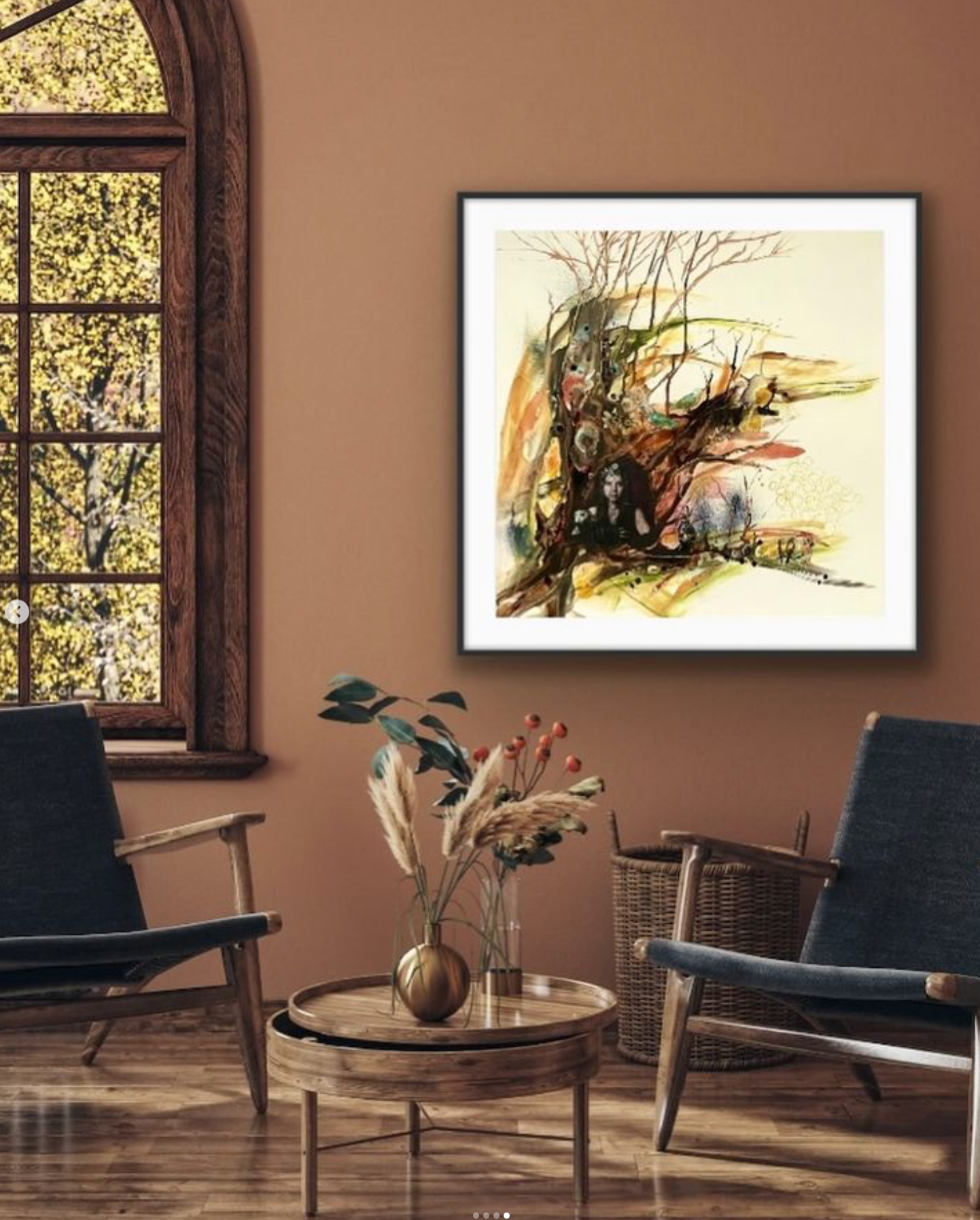Original Art-Mixed Media - The Sheltering Tree