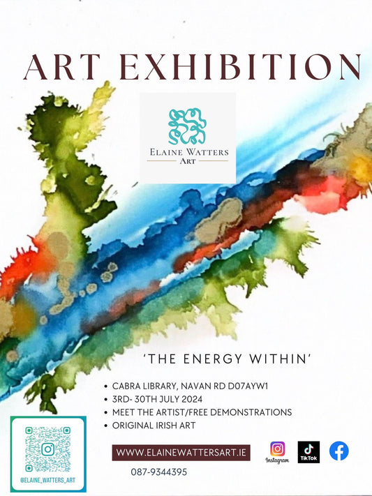 The Energy Within - 2nd Solo Art Exhibition Cabra Library