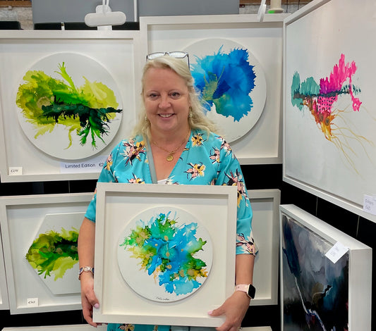 Elaine Watters Art, Irish Artist, Alcohol Ink, New emerging Irish artists