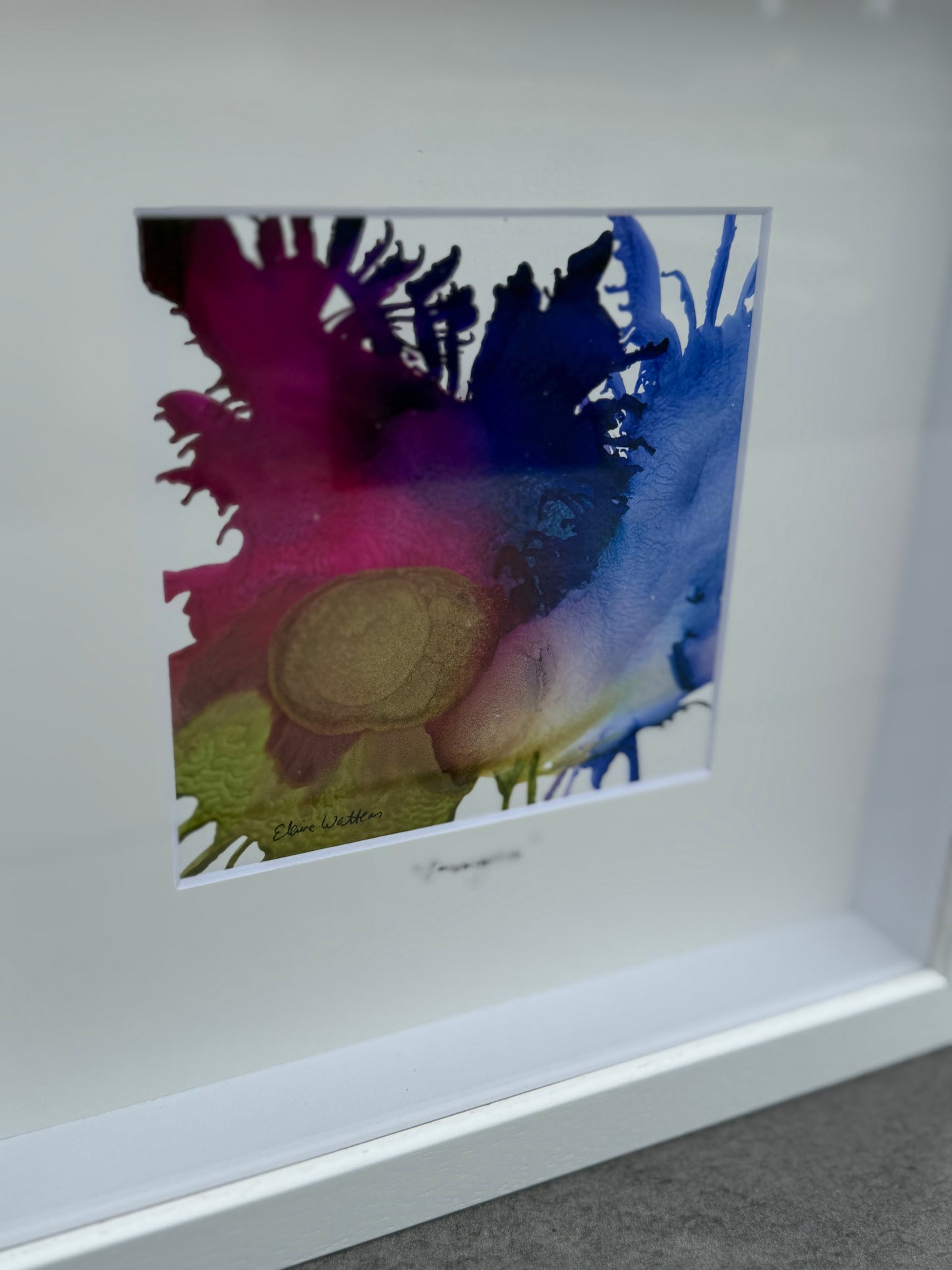 Original Art-Alcohol Ink-Series 'Sisterhood-Emergence'