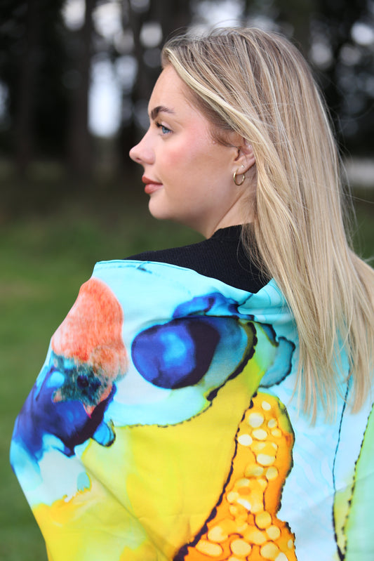 Product-Silk Scarf-Colour My World