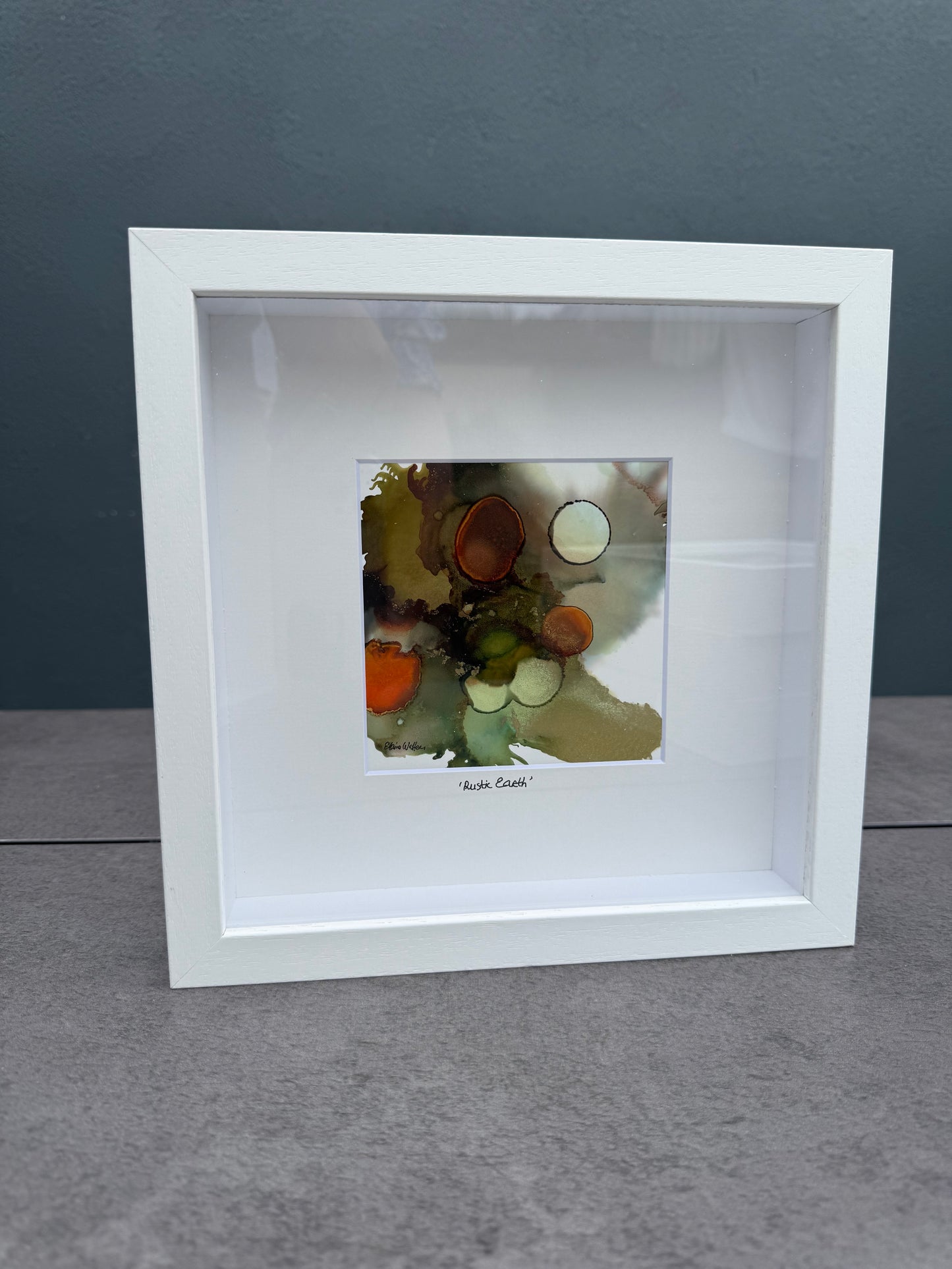 Original Art-Alcohol Ink-Series Sisterhood-'Rustic Earth'