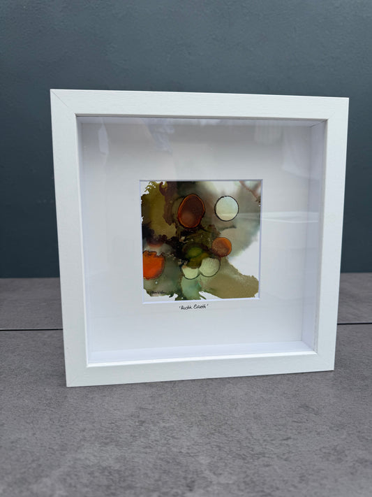 Original Art-Alcohol Ink-Series Sisterhood-'Rustic Earth'