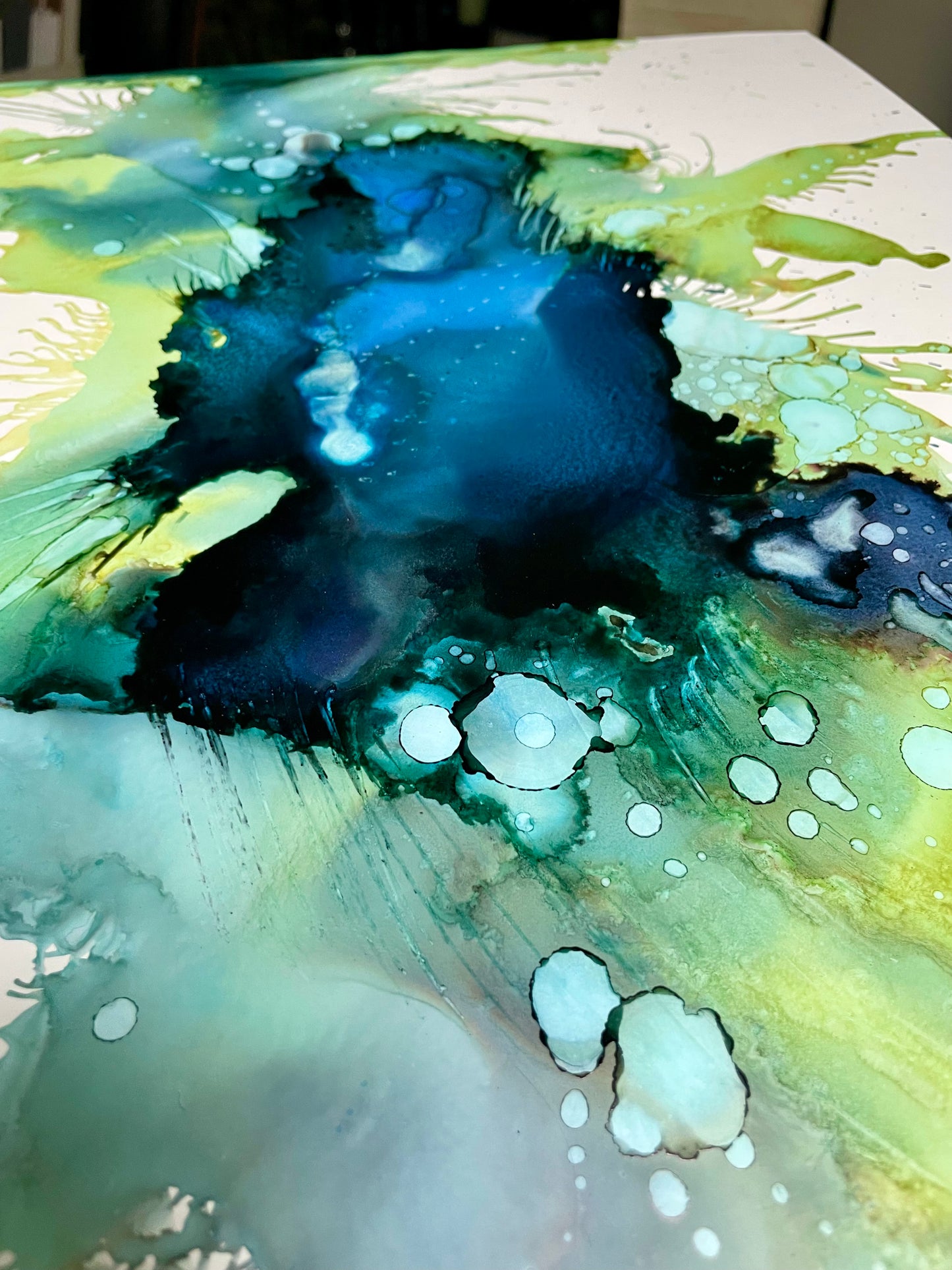 Alcohol ink -Rhythm of Life