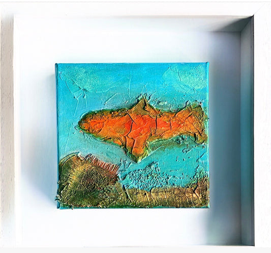 Original Art-Mixed Media - Coral Fish