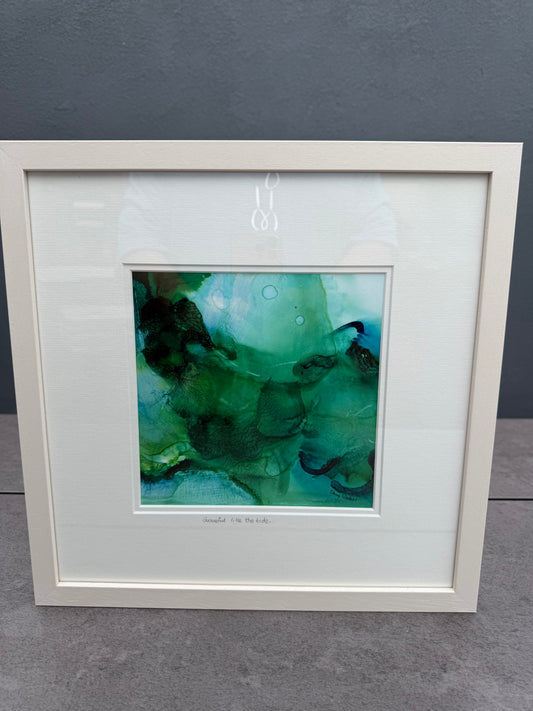 Original Art-Alcohol Ink-Series Sisterhood-'Graceful like the tide'