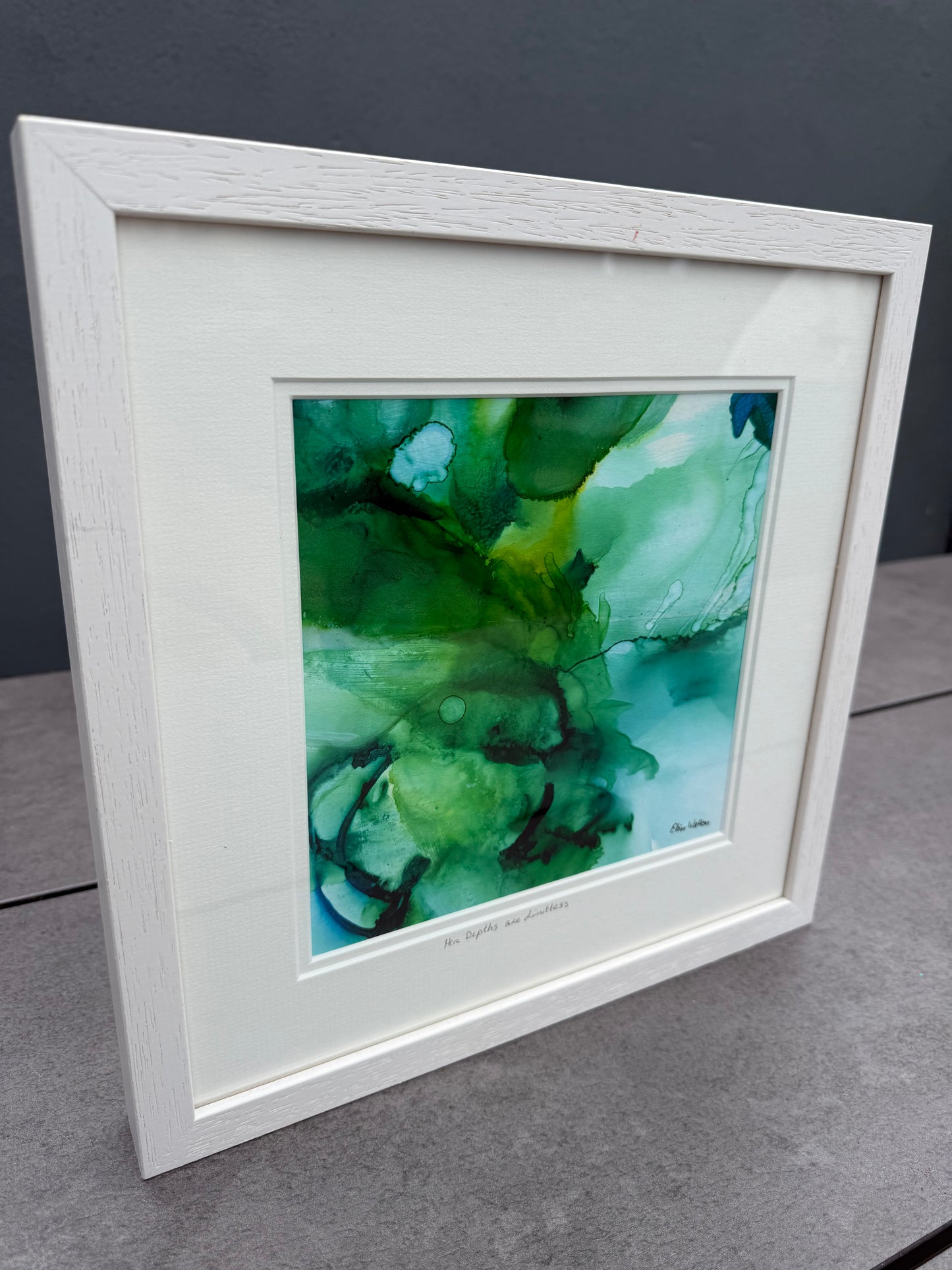 Original Art-Alcohol Ink-Series Sisterhood-'Her Depths are Limitless'
