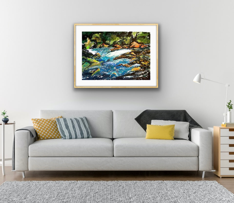 Acrylic - Fast Moving Water