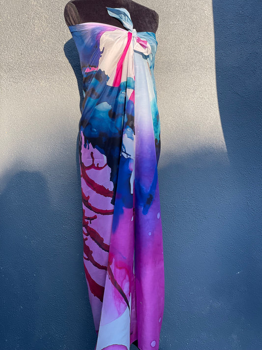 Product-Silk Cotton Sarong-Shine Bright