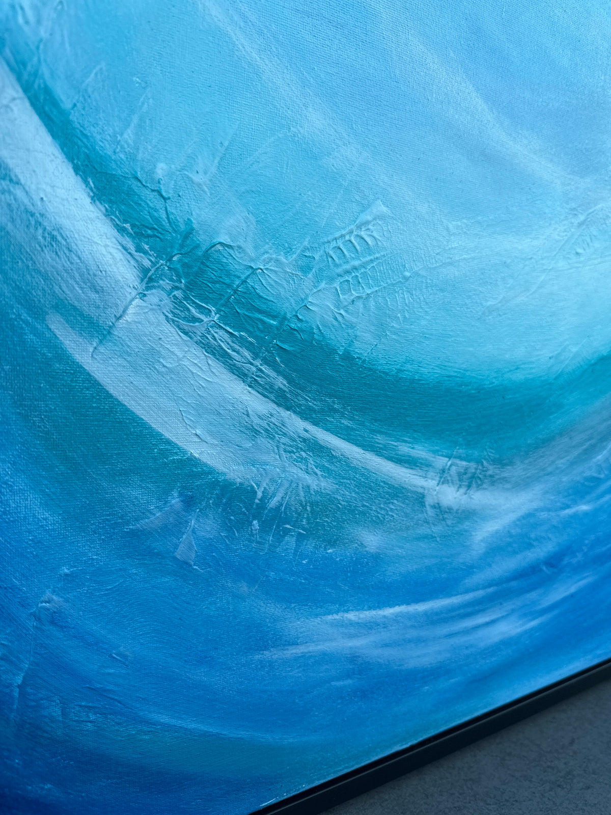 Original Art-Acrylic-When sea meets sky Series No 3