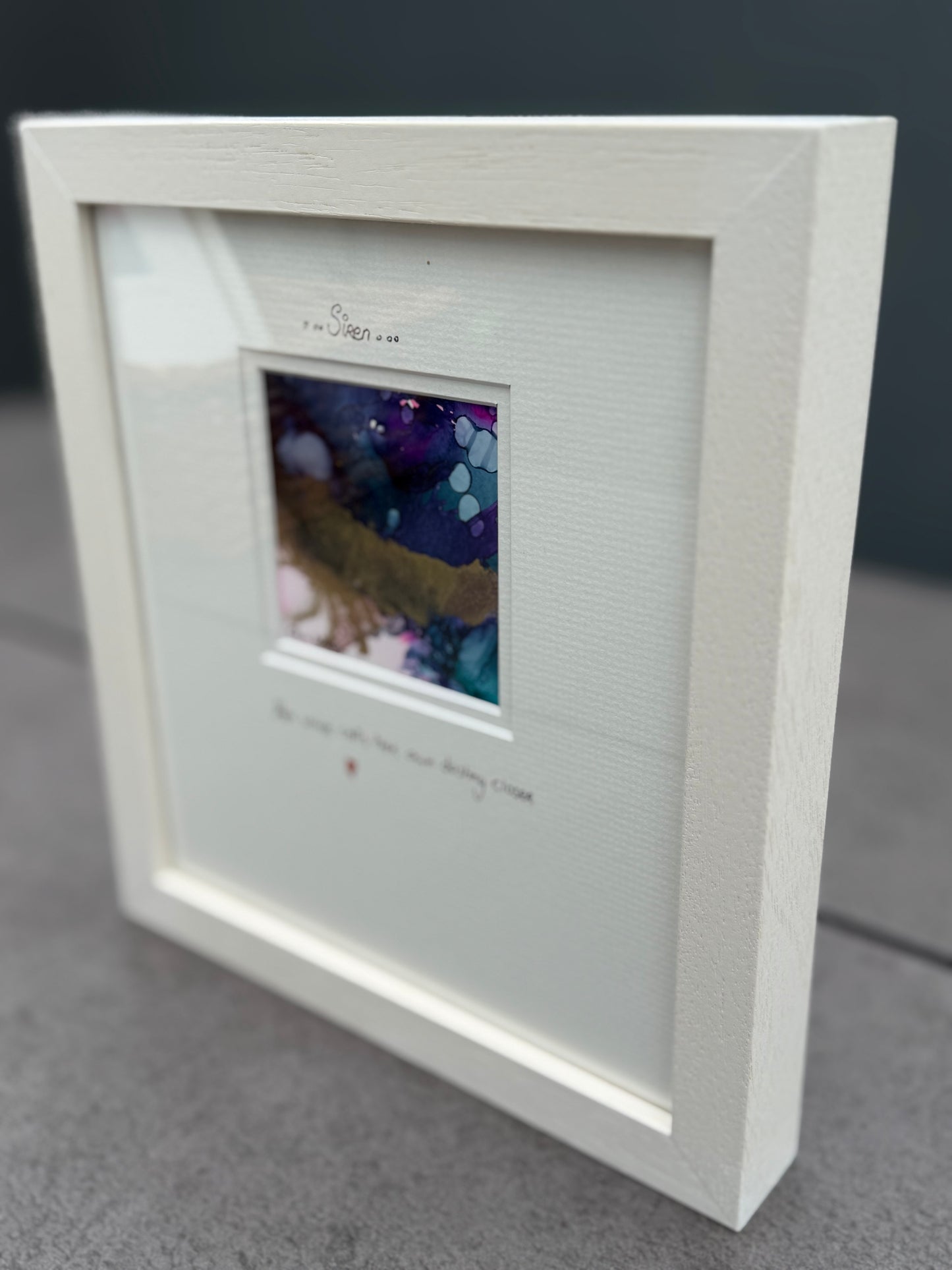 Original Art-Alcohol Ink-Series 'Sisterhood-'Siren'