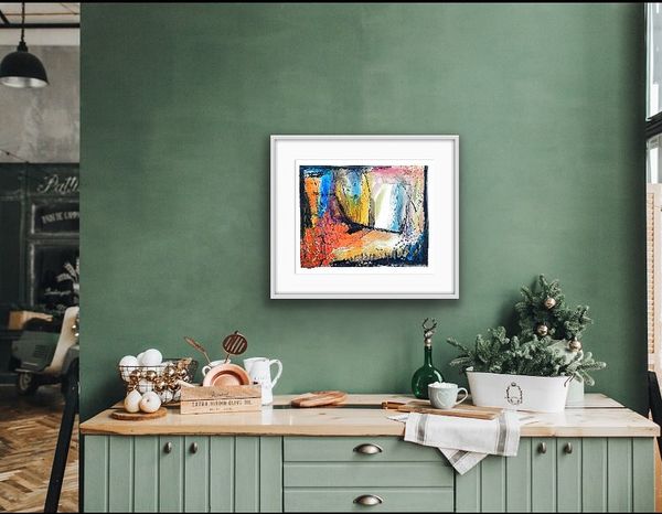 Original Art-Mixed Media - From both sides now (Sold)