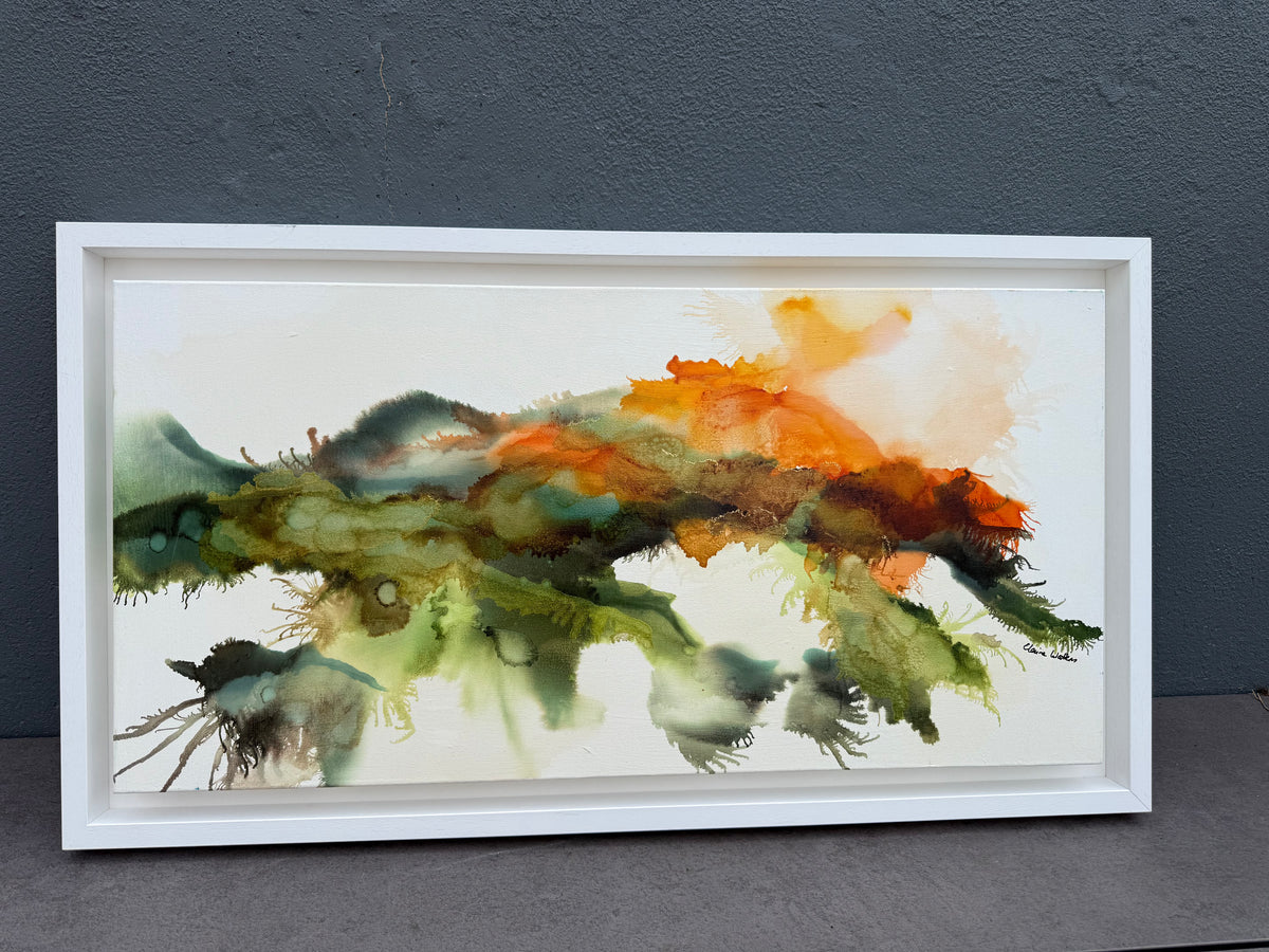 Original Art-Alcohol Ink-After rain the earth glows