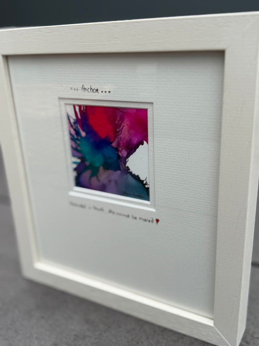 Original Art-Alcohol Ink-Series 'Sisterhood-Anchor'
