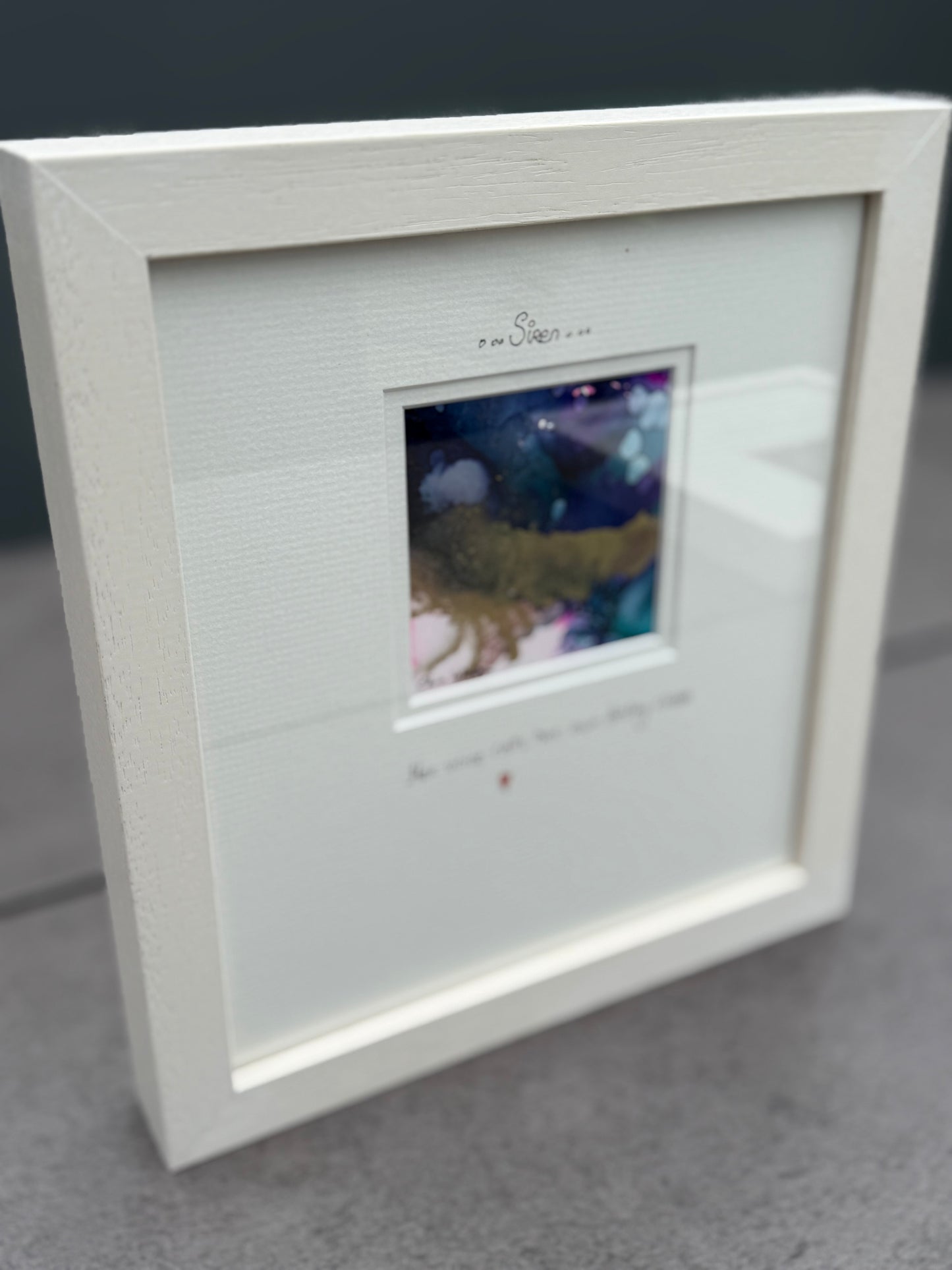 Original Art-Alcohol Ink-Series 'Sisterhood-'Siren'