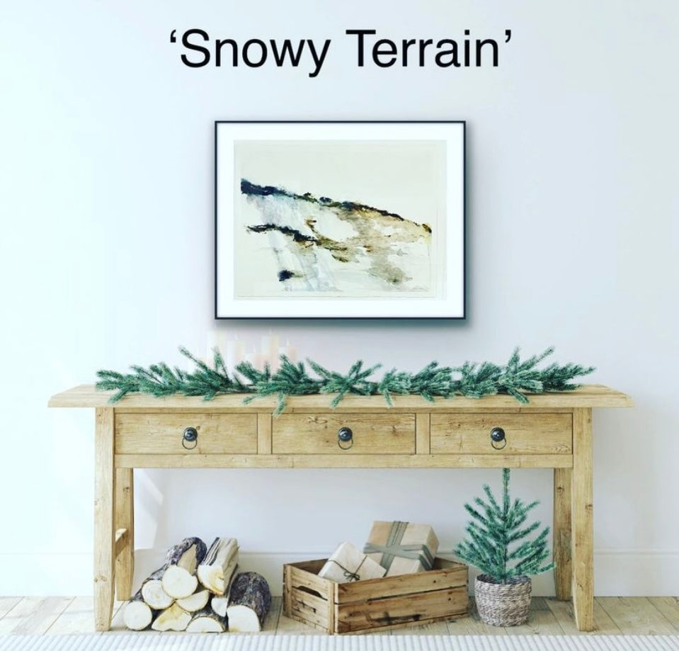 Watercolour- Snowy Terrain