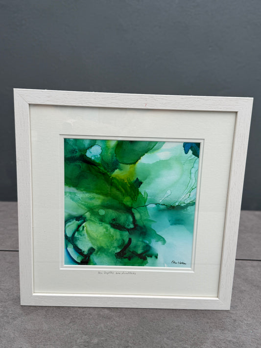 Original Art-Alcohol Ink-Series Sisterhood-'Her Depths are Limitless'