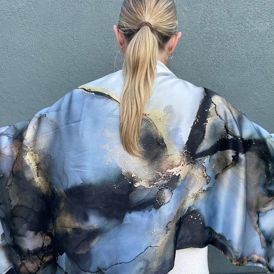 Product-Silk Scarf-Marble Storm