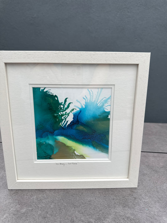Original Ink-Alcohol Ink-Series Sisterhood-'Sea strong, soul fierce'