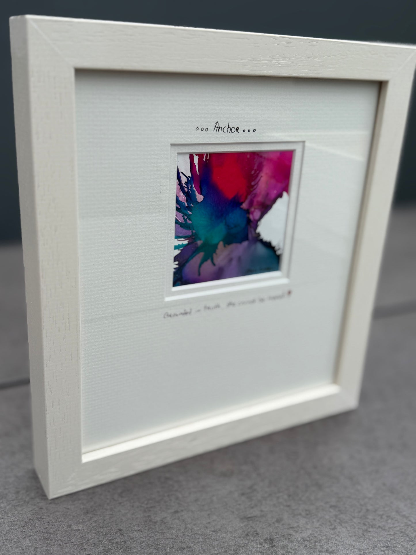 Original Art-Alcohol Ink-Series 'Sisterhood-Anchor'