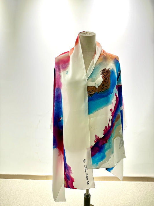 Product-Silk Scarf-She will always be with you