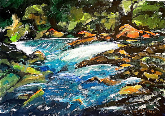 Acrylic - Fast Moving Water
