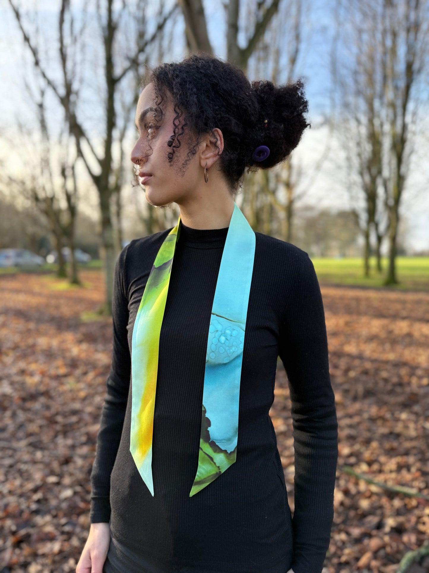 Product-Silk Twilly- Colour My World