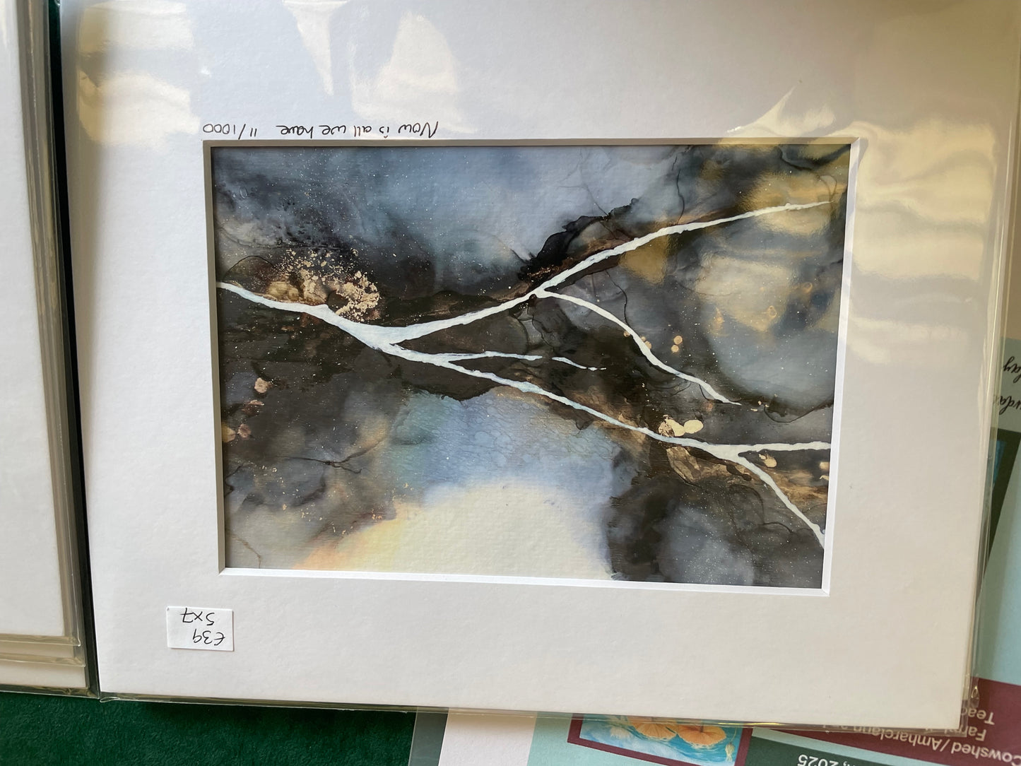Original Art-Alcohol Ink-Now is all we have