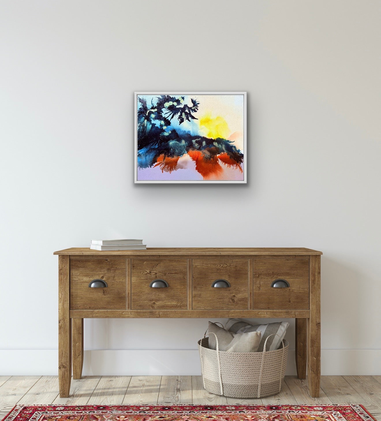 Original Art-Alcohol Ink-Fragments of quiet light