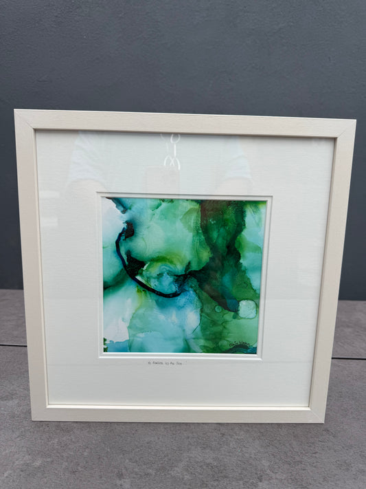 Original Art-Alcohol Ink-Series Sisterhood-As fearless as the sea'