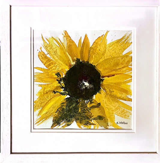 Original Art-Watercolour - Sunflower