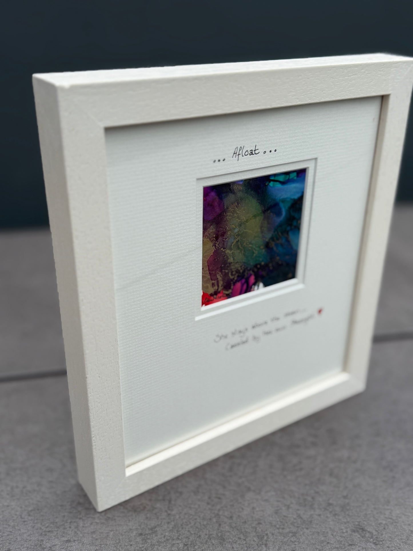 Original Art-Alcohol Ink-Series Sisterhood-'Afloat'