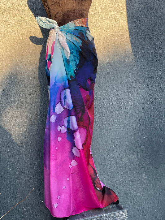 Product-Silk Cotton Sarong-Shine Bright