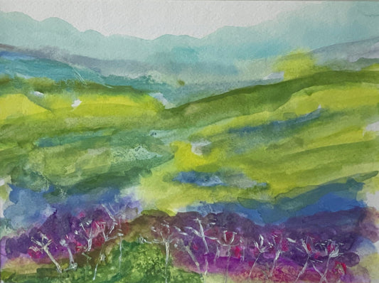 Watercolour -Summer Meadow (Sold)