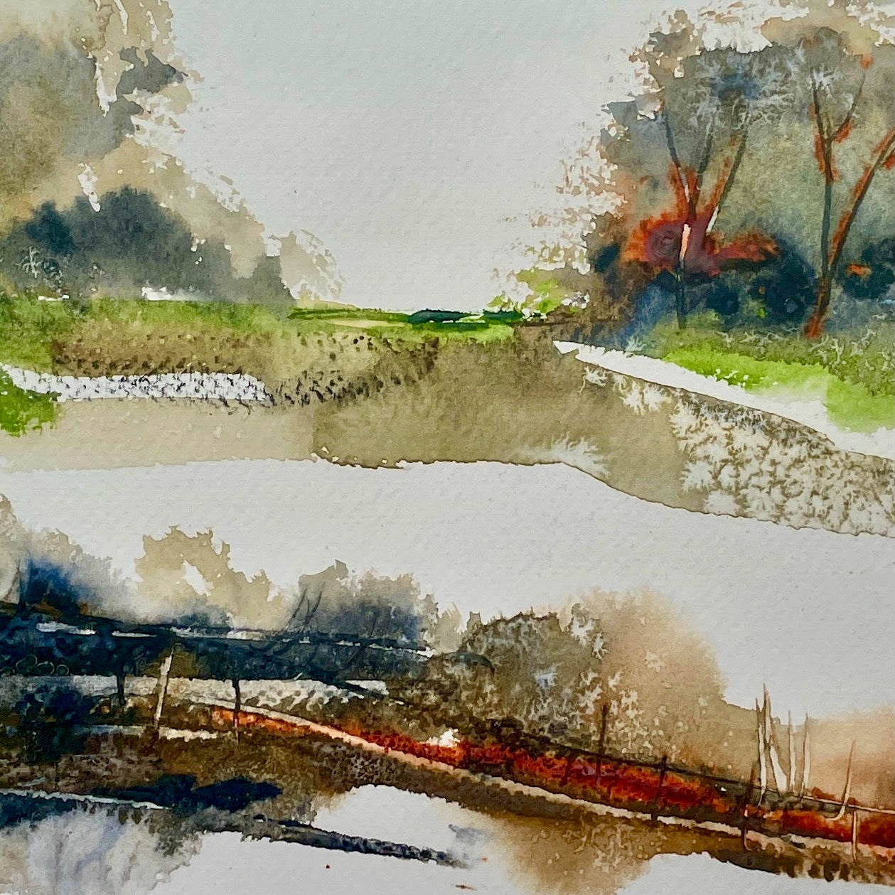 Original-Watercolour- The Phoenix Park (This Place I Love)