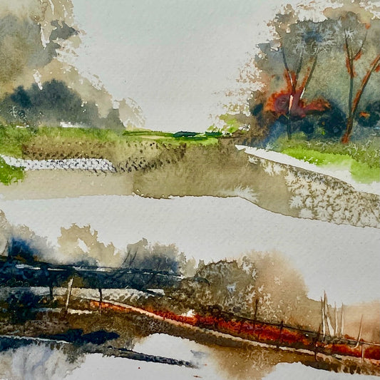 Original-Watercolour- The Phoenix Park (This Place I Love)