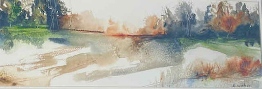Original-Watercolour- The Phoenix Park