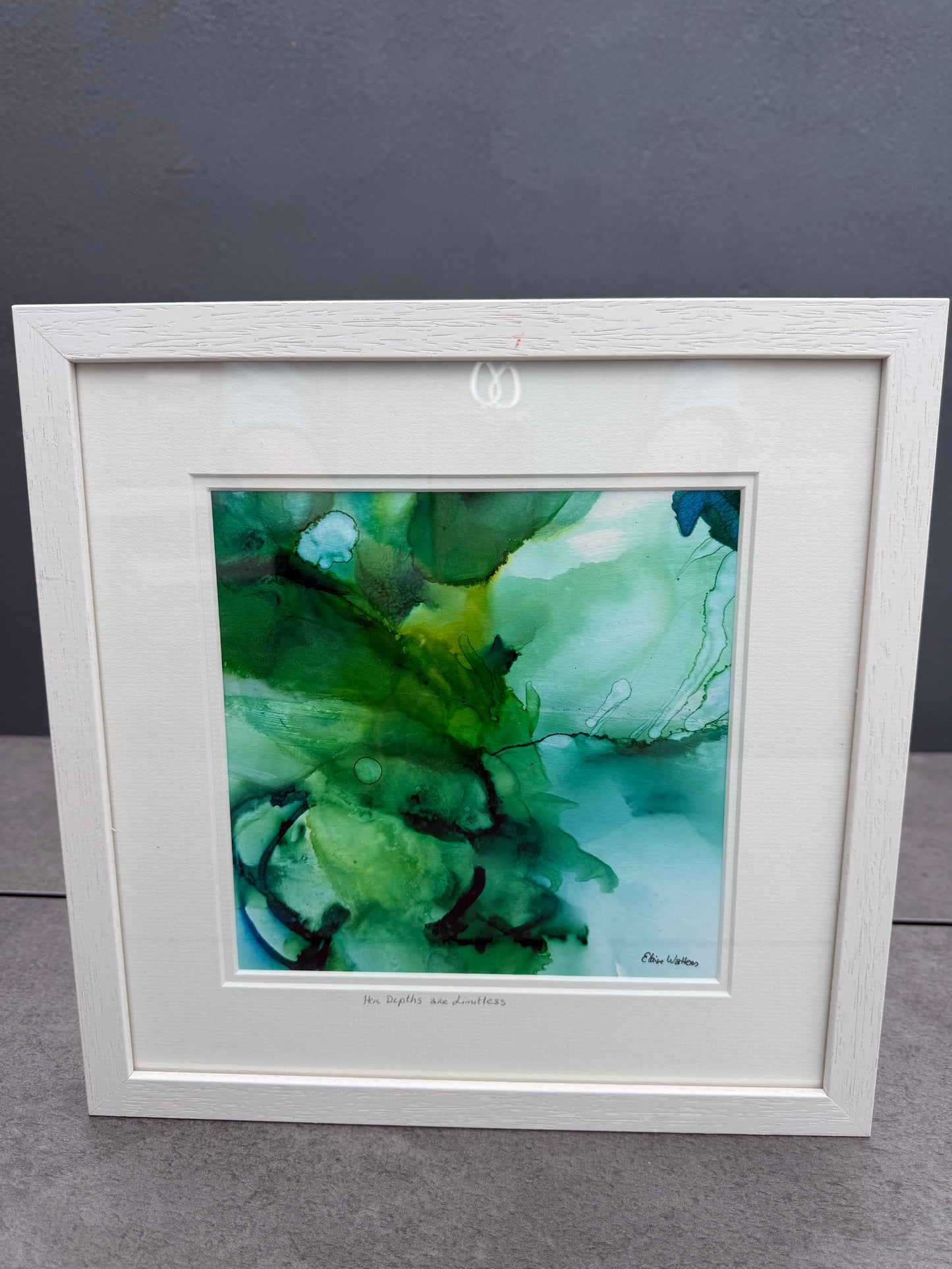 Original Art-Alcohol Ink-Series Sisterhood-'Her Depths are Limitless'