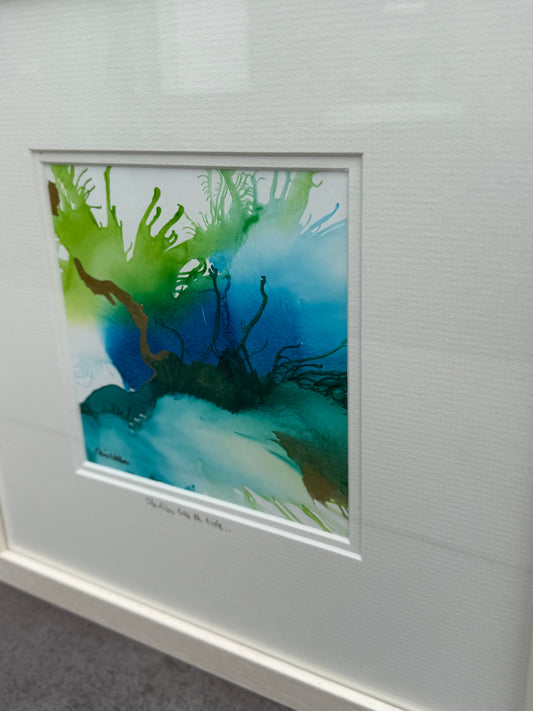 Original Art-Alcohol Ink-Series Sisterhood-'She rises like the tide'