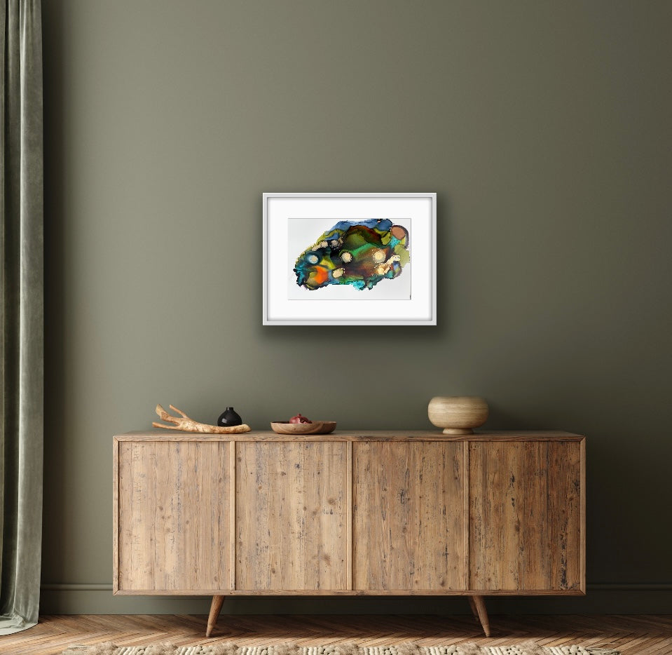 Alcohol Ink - The world spins madly on