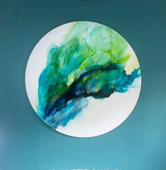 Original Art-Alcohol Ink-Let Go