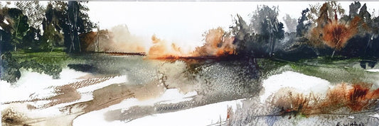 Original Art-Watercolour-Always the place I go