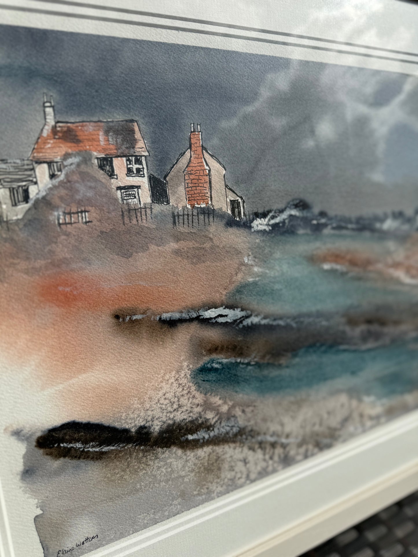 Original Art-Watercolour -Home at last